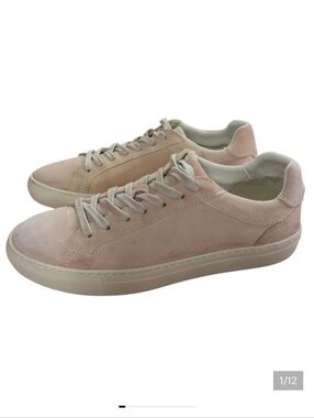Avellini Pink Suede Sneakers Made in Portugal Size 39